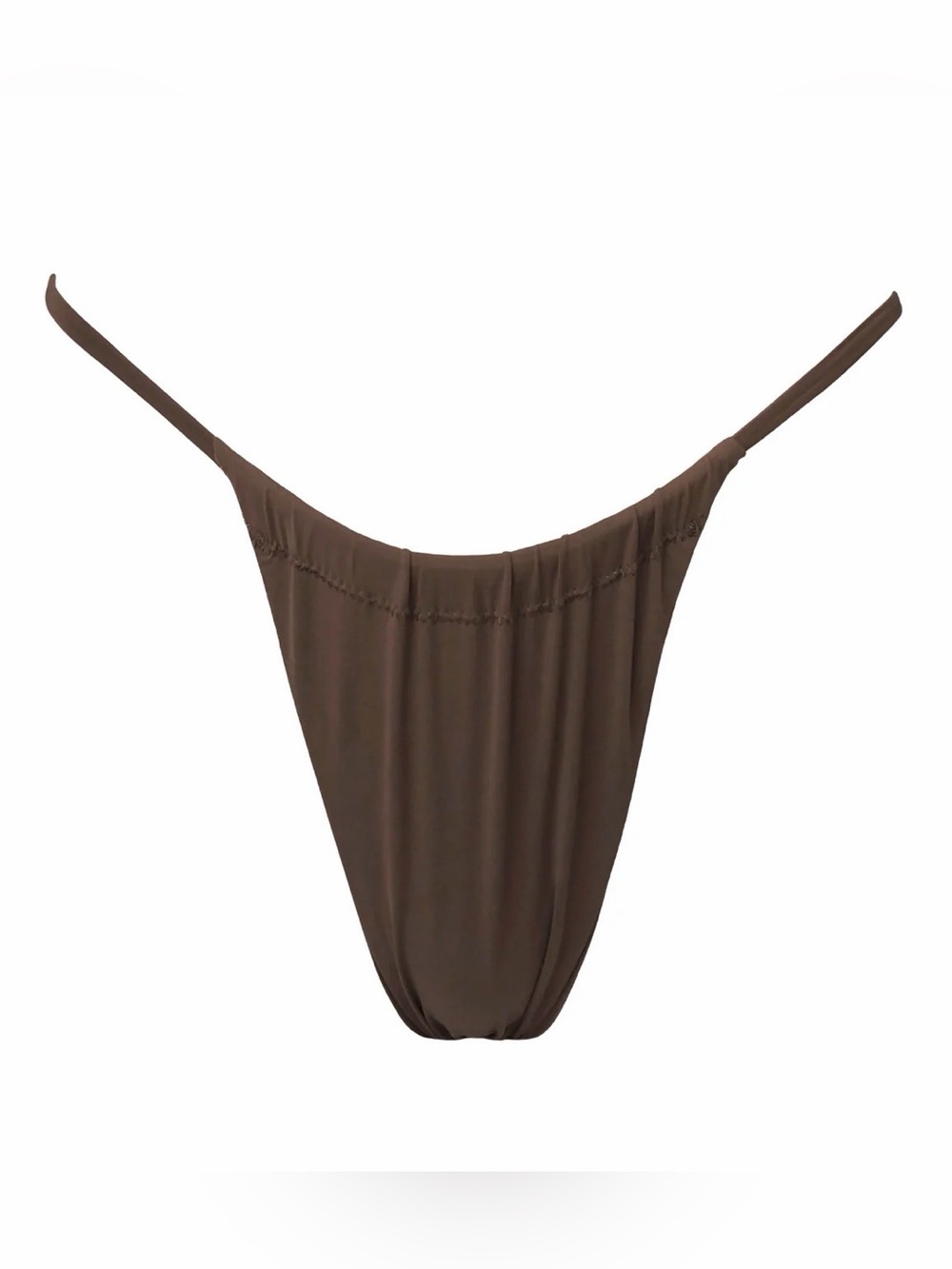 Slate Swim Rain Bikini Bottoms in Espresso Brown XS